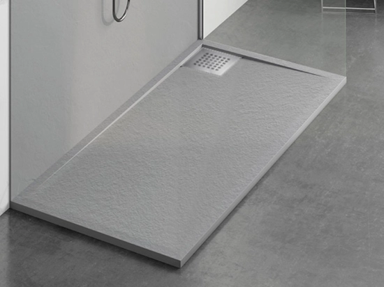 Receveur de douche, sur mesure : Largeur 100 à 300 cm x l. 70 à 150 cm. Bac à douche en résine Akrytan® anti glissant, finition misse, 10 couleurs, Livraison offerte et rapide
